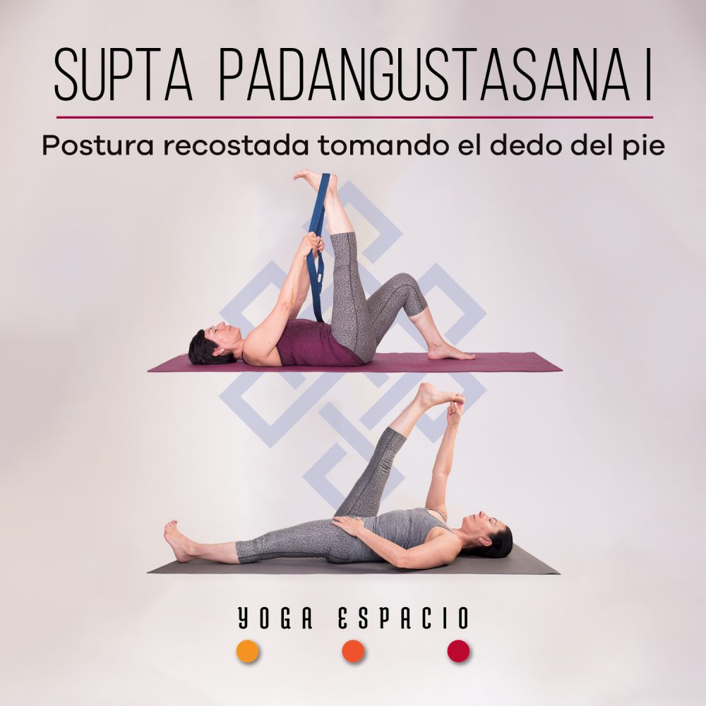 Supta padangustasana I • Yoga Espacio