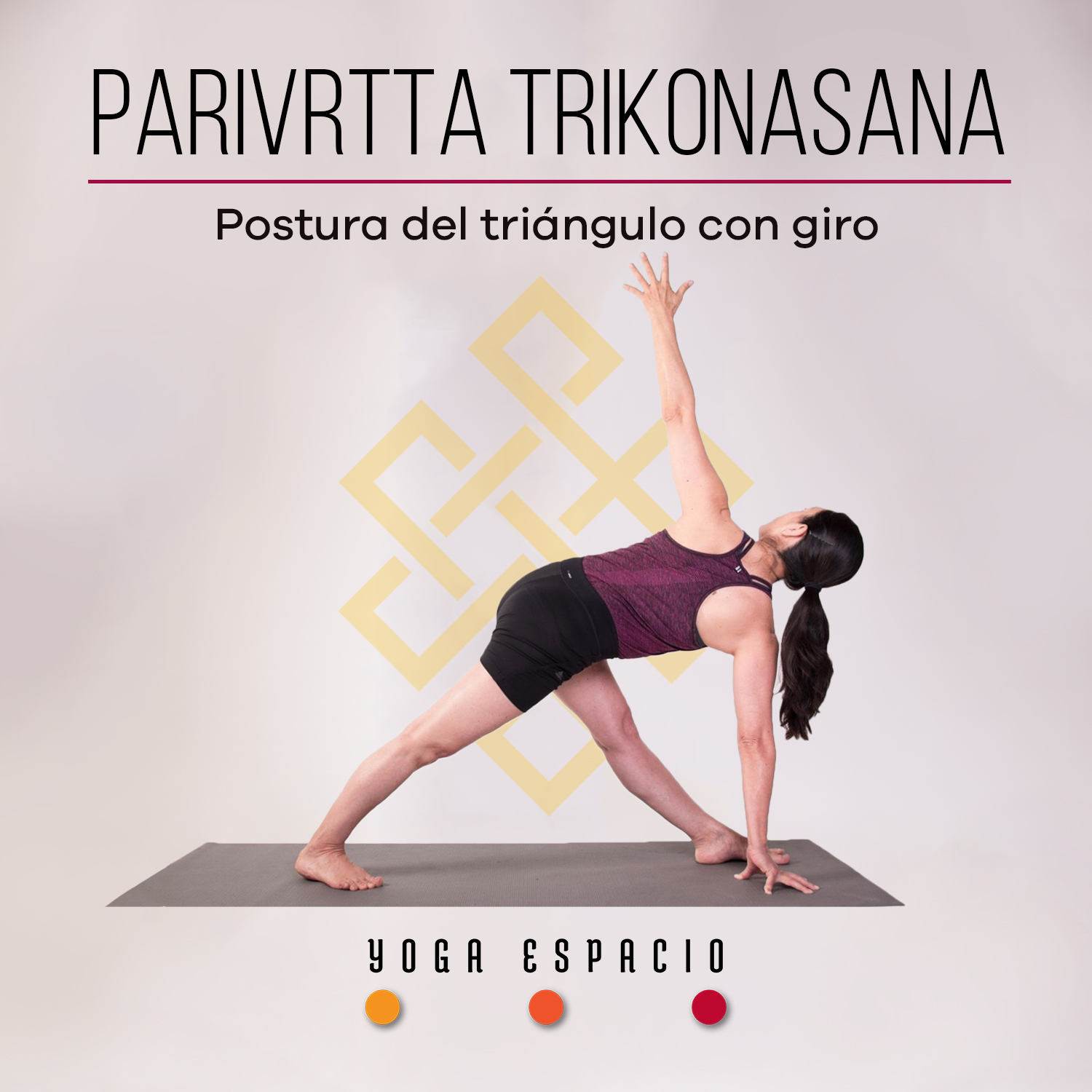 Parivrtta Trikonasana Yoga Espacio Yoga Espacio